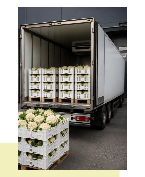 Перевозка цветной капусты в Фрязино с гарантией сохранности